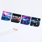 Магнитные закладки в открытке, 4 шт "Машины" - Фото 4