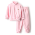 Костюм детский (толстовка, брюки) MINAKU цвет розовый, рост 74-80 - фото 320668170