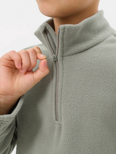 Толстовка детская флисовая MINAKU, цвет оливковый, размер 152-158 см