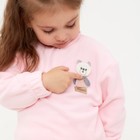 Костюм детский (толстовка, брюки) MINAKU цвет розовый, рост 98 - фото 24338838