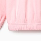 Костюм детский (толстовка, брюки) MINAKU цвет розовый, рост 98 - фото 24338842