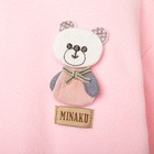 Костюм детский (толстовка, брюки) MINAKU цвет розовый, рост 98 - фото 24338843