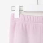 Костюм флисовый детский (толстовка, брюки) MINAKU цвет светло-сиреневый, рост 80-86 - Фото 7