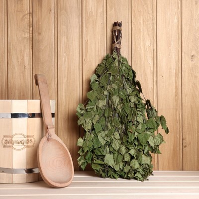 Веник для бани берёзовый, «Добропаровъ»