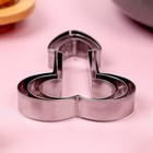 Набор форм для печенья «Неприличные фантазии», металл, 3 шт: 10×7 см, 9×6 см, 8×4.5 см 18+ - Фото 3