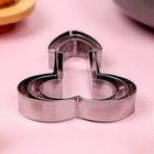 Формы для выпечки «Может чаю», 3 шт.: 10×7 см, 9×6 см, 8×4.5 см 18+ - Фото 3