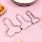 Формы для выпечки «Может чаю», 3 шт.: 10×7 см, 9×6 см, 8×4.5 см 18+ - Фото 6