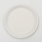 Бумажная тарелка, крафт-белая 23 х 23 см - фото 320198033