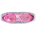 Очки для плавания ONLYTOP, беруши, UV защита, цвет розовый - фото 4068770