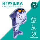Игрушка для кошек с мятой «‎Акула»‎, 13 х 8 см - фото 319114045
