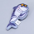 Игрушка для кошек с мятой «‎Акула»‎, 13 х 8 см - фото 6728614
