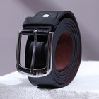 Мужской ремень «С 23 февраля!», кожзам, цвет чёрный - фото 21862483