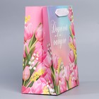 Пакет подарочный ламинированный вертикальный, упаковка, «Дорогой бабуле», MS 18 х 23 х 10 см - Фото 2