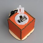 Светодиодная подвеска «Фонарь Джека» 8 × 5.5 × 5 см, пластик, батарейки LR1130х3, свечение тёплое белое - фото 6728719