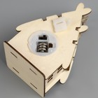 Ёлочная игрушка «Домик с оленем», от батареек, свечение тёплое белое - фото 7073982