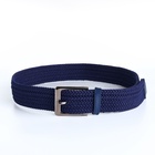 Ремень мужской, ширина 4 см, пряжка металл, цвет синий - Фото 3