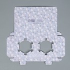 Коробка для капкейка, кондитерская упаковка, 2 ячейки «Паттерн», 16 х 8 х 11.5 см - Фото 5