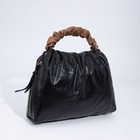 Сумка женская на молнии, цвет чёрный - фото 41311270