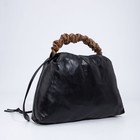 Сумка женская на молнии, цвет чёрный - фото 41311271