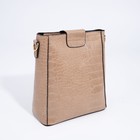 Сумка кросс-боди на молнии, цвет бежевый - фото 24628694