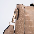 Сумка кросс-боди на молнии, цвет бежевый - фото 24628695