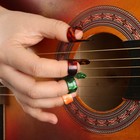 Набор медиаторов на палец Music life, разноцветные, 5 штук - Фото 7