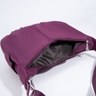 Сумка кросс-боди на молнии, цвет бордовый - Фото 4