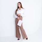 Сумка-клатч на молнии, цвет белый - фото 25431382