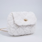 Сумка кросс-боди на клапане, цвет белый - фото 24628728