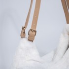 Сумка-мешок на молнии, цвет белый - фото 24628734