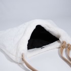 Сумка-мешок на молнии, цвет белый - фото 24628737