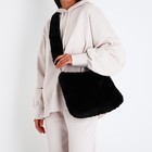 Сумка-шопер на молнии, цвет чёрный - фото 24628742