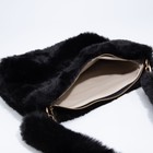 Сумка-шопер на молнии, цвет чёрный - фото 24628746