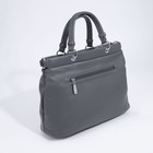 Сумка-тоут на молнии, цвет серый - фото 21863137