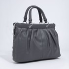 Сумка-тоут на молнии, цвет серый - фото 21863138