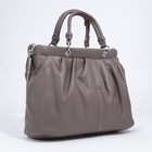 Сумка-тоут на молнии, цвет бронзовый - фото 21863146