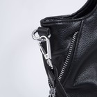 Сумка-мешок на молнии, цвет чёрный - фото 21863210