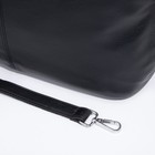 Сумка-мешок на молнии, цвет чёрный - фото 21863211