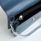 Сумка-мессенджер на магните, цвет синий - фото 21863220