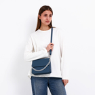 Сумка-мессенджер на магните, цвет синий - фото 21863222