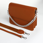Сумка-мессенджер на магните, цвет рыжий - фото 21863228