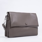 Сумка-мессенджер на молнии, цвет бронзовый - фото 21863281