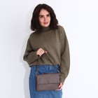 Сумка-мессенджер на молнии, цвет бронзовый - фото 21863286