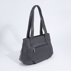 Сумка-тоут на молнии, цвет серый - фото 21863310