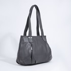 Сумка-тоут на молнии, цвет серый - фото 21863311