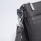 Сумка кросс-боди на молнии, цвет серый - фото 21863347