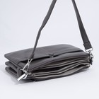 Сумка кросс-боди на молнии, цвет серый - фото 21863349