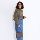 Сумка кросс-боди на молнии, цвет серый - фото 21863350