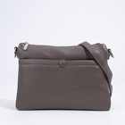 Сумка кросс-боди на молнии, цвет серо-коричневый - фото 21863351