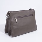 Сумка кросс-боди на молнии, цвет серо-коричневый - фото 21863352